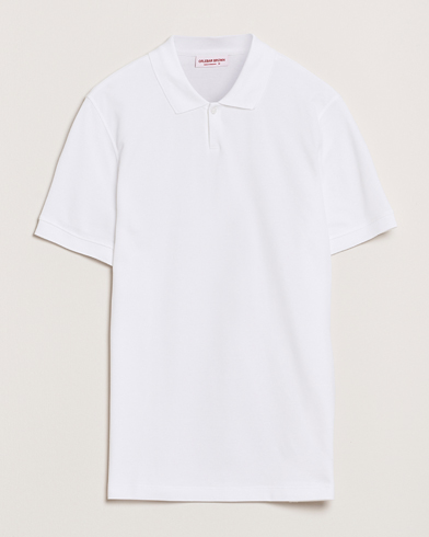 Orlebar Brown Bruno Organic Cotton Pique White – Weiß