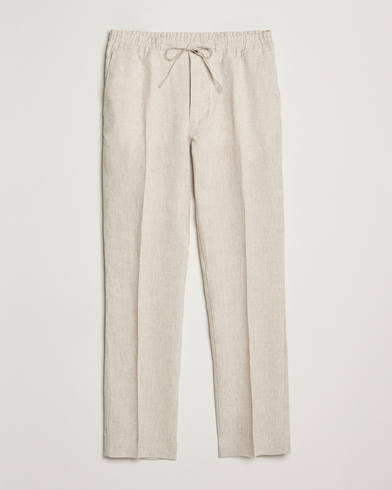 Herren | Leinenhosen | J.Lindeberg | Soren Drape Linen Pants Moonbeam