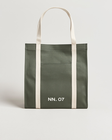NN07 Tote Bag Croc Green – Grün