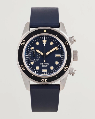 UNIMATIC U3 Heritage Chronograph Diver Blue – Blau