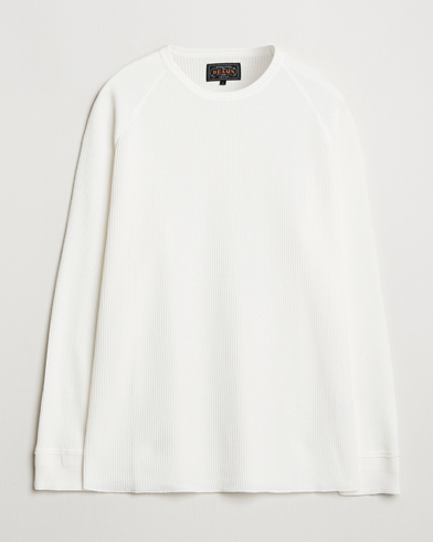 Herren | Treue-Rabatt für Stammkunden | BEAMS PLUS | Thermal Knit Crewneck White