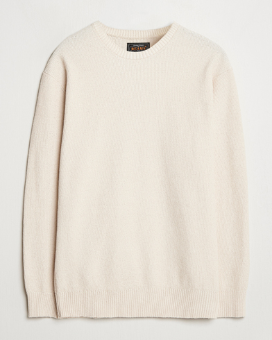 Herren | Treue-Rabatt für Stammkunden | BEAMS PLUS | Cotton Rib Crewneck Beige