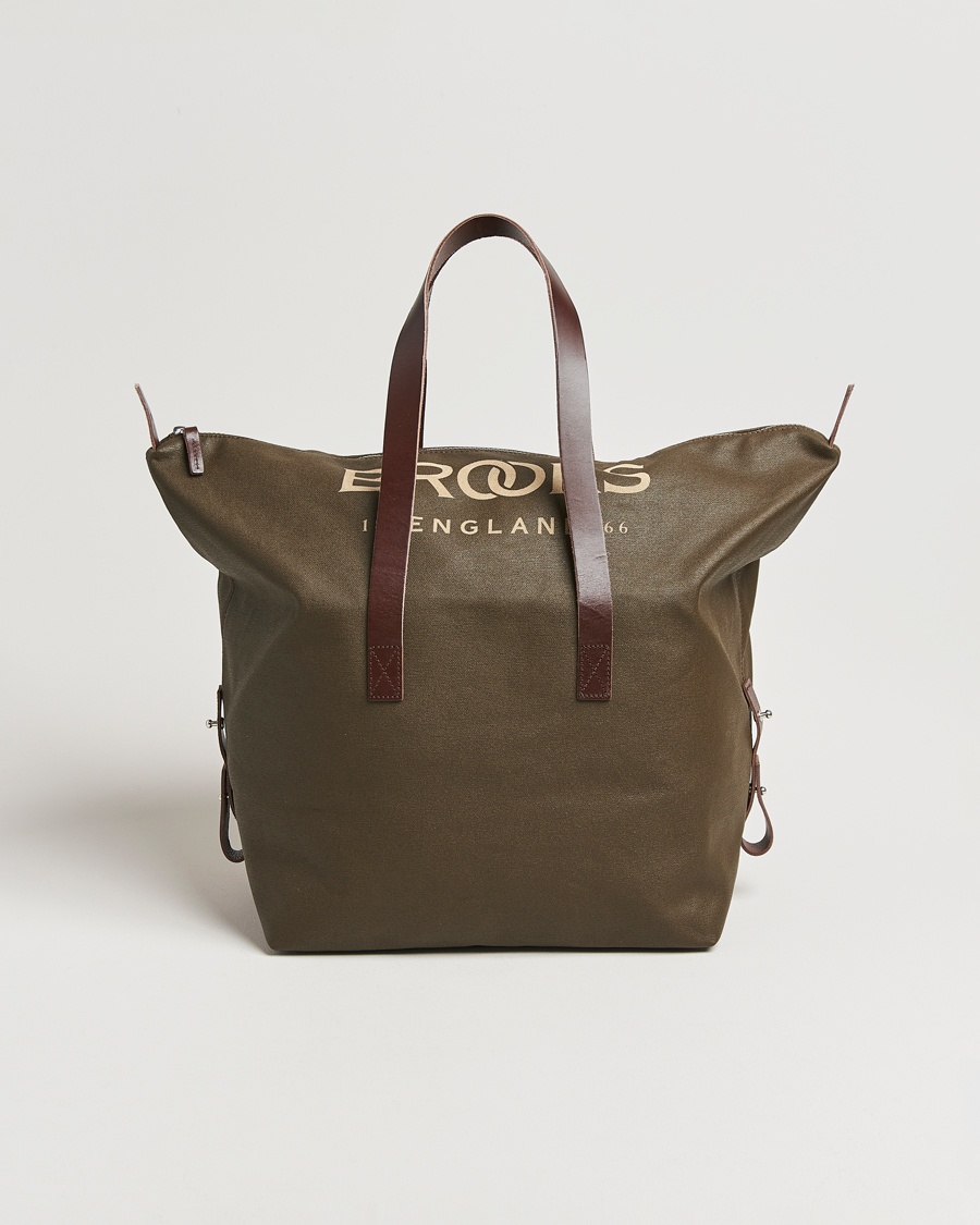 Brooks England Clapham Tote Bag Moss – Grün
