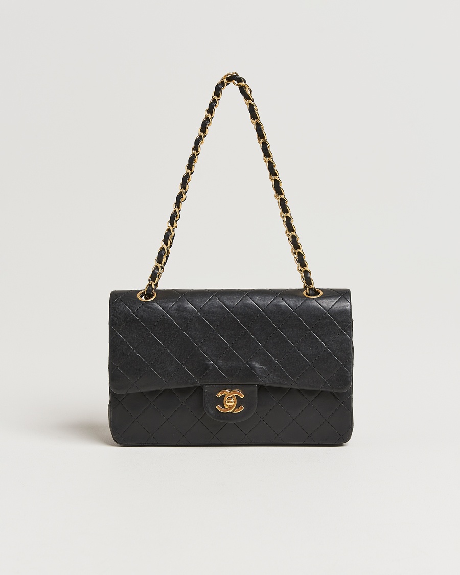 Herren | | Chanel Pre-Owned | Classic Medium Double Flap Bag Lambskin Black