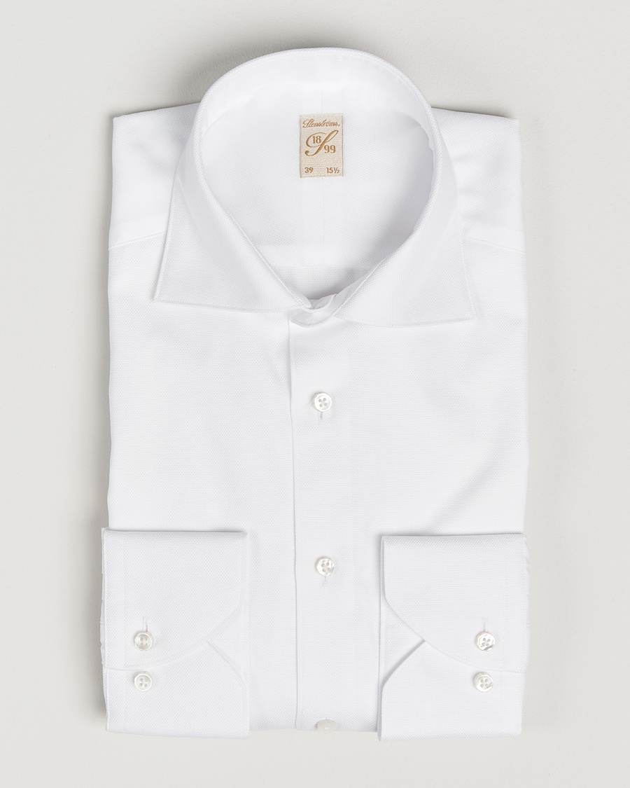 Herren | Stenströms | Stenströms | 1899 Cotton Royal Oxford Shirt White