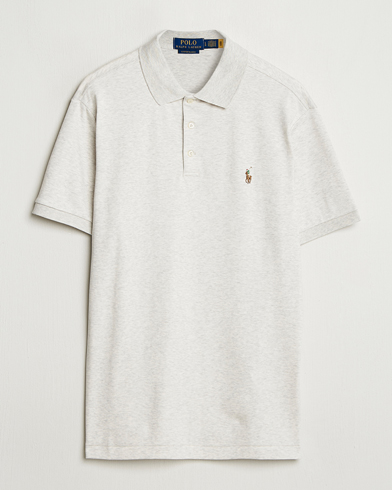 Herren | Business & Beyond - Casual | Polo Ralph Lauren | Custom Slim Fit Cotton Polo State Heather