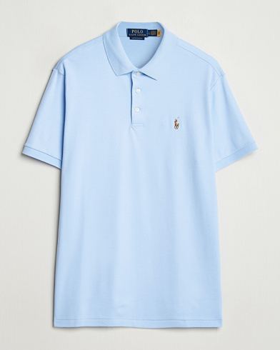 Herren | Business & Beyond - Casual | Polo Ralph Lauren | Custom Slim Fit Cotton Polo Office Blue