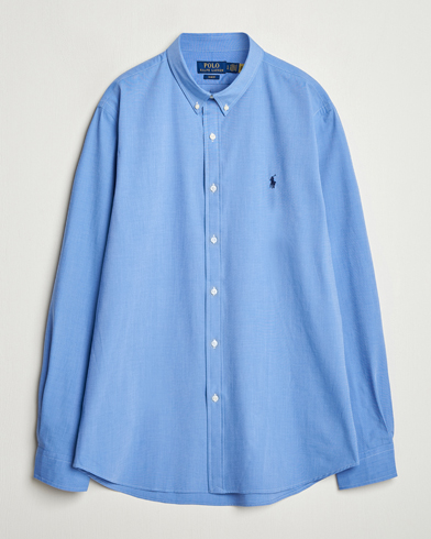 Herren | Neue Produktbilder | Polo Ralph Lauren | Slim Fit Poplin Shirt Blue End on End