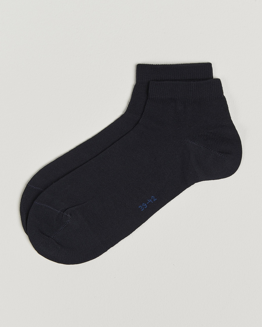 Falke Happy 2-Pack Cotton Sneaker Socks Dark Navy – Blau