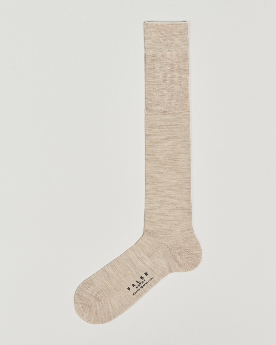 Falke Airport Knee Sock Beige Melange – Beige
