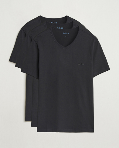 Herren | Multipack | BOSS BLACK | 3-Pack V-Neck T-Shirt Black
