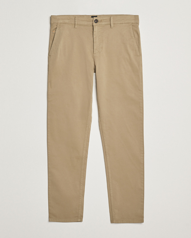 Herren | Chinos | BOSS ORANGE | Tapered Fit Cotton Chinos Beige