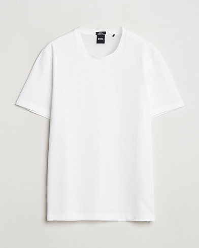 BOSS BLACK Tessler Mercerized Crew Neck T-Shirt White – Weiß