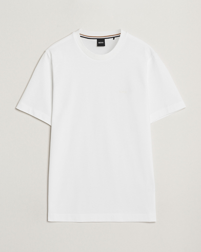 Herren | T-Shirts | BOSS BLACK | Thompson Crew Neck T-Shirt White
