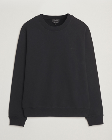Herren | Neue Produktbilder | A.P.C. | Embroidered APC Sweatshirt Black