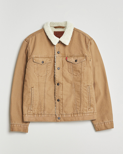 Levi's Type 3 Sherpa Trucker Ermine Brown – Braun