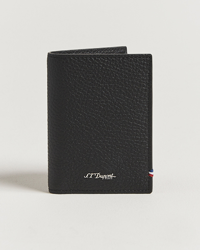 S.T. Dupont Neo Capsule Credit Card Wallet Black Grained – Schwarz
