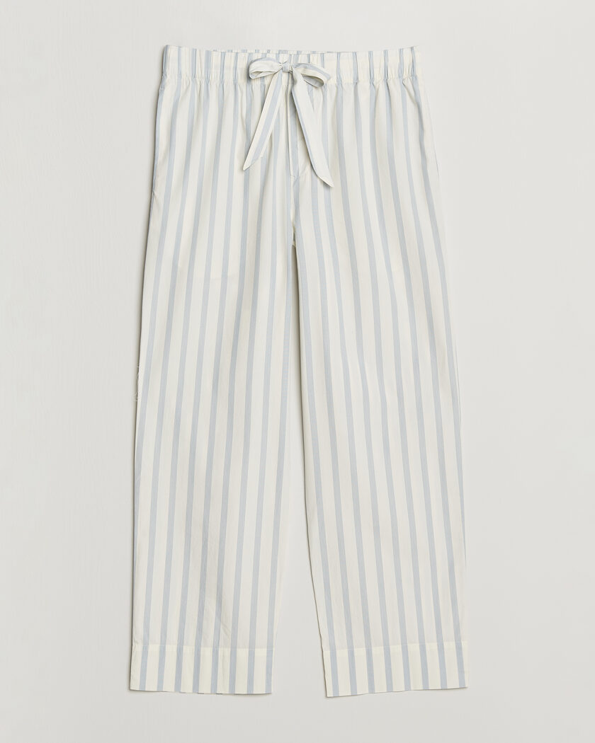 Tekla Poplin Pyjama Pants Needle Stripes – Mehrfarbig