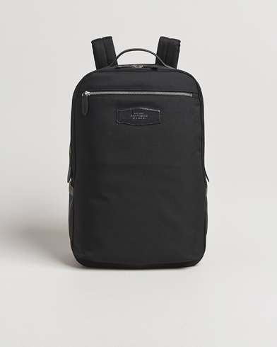 Smythson Canvas Norton Backpack Black – Schwarz