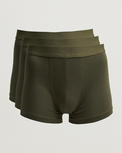 Bread & Boxers 3-Pack Boxer Brief Dark Green – Grün