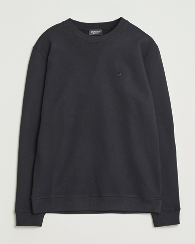 Dondup Logo Crew Neck Sweatshirt Black – Schwarz