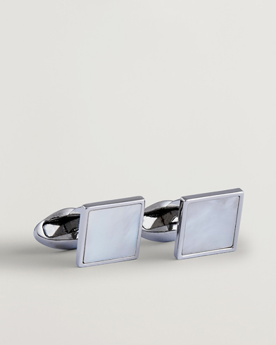 Eton Mother of Pearl Cufflink White