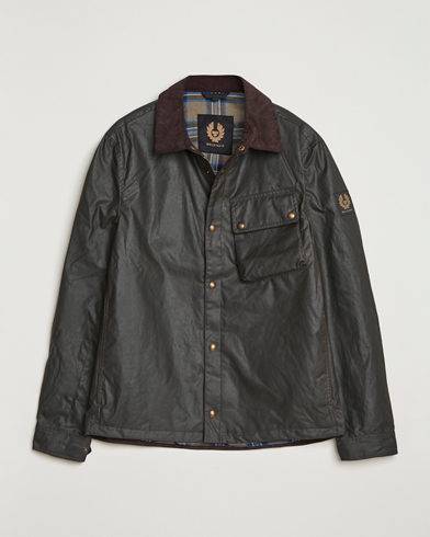 Belstaff Ground Wax Jacket Faded Olive – Grün
