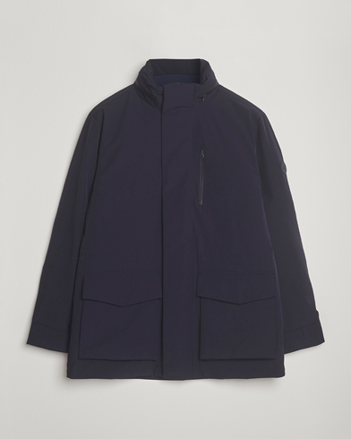 Gant Double Mid Length Field Jacket Evening Blue – Blau