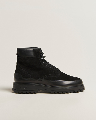 Gant Clafton Felt Lined Suede Boot Black – Schwarz