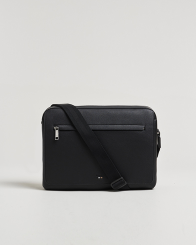 BOSS BLACK Ray Flap Messenger Bag Black – Schwarz