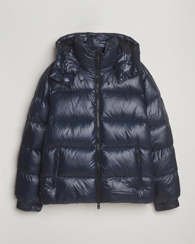 J.Lindeberg Creek Down Hooded Jacket Navy – Blau