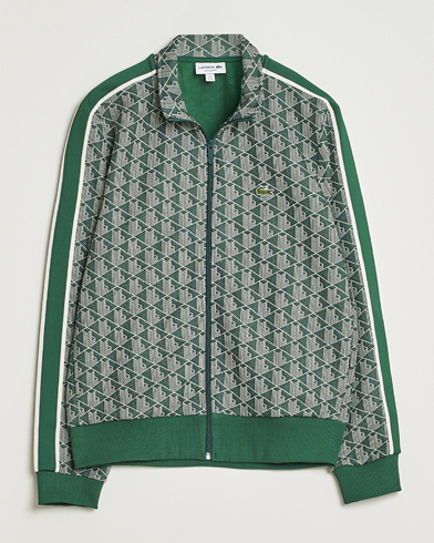 Lacoste Monogram Track Jacket Green/Sinople – Grün
