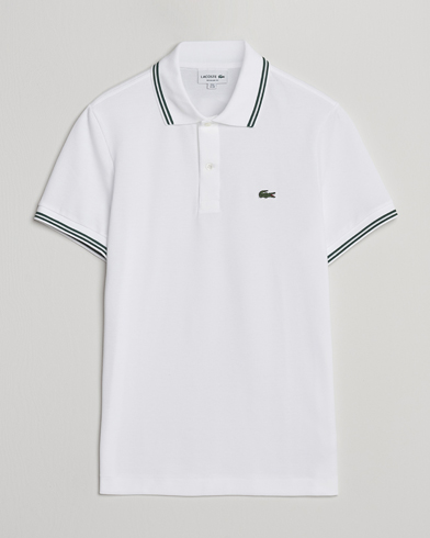 Lacoste Original Tipped Polo Piké White – Weiß