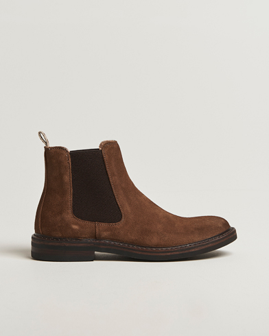 Astorflex Bitflex Dainite Chelsea Boot Dark Khaki Suede – Braun