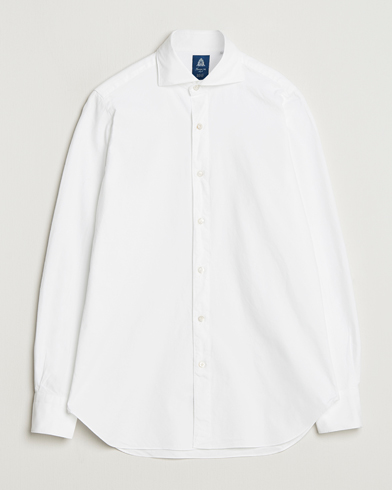 Herren | Finamore Napoli | Finamore Napoli Gaeta Flannel Sport Shirt White