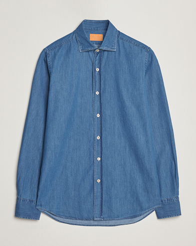 Herren | Grigio | Grigio Denim Shirt Indigo