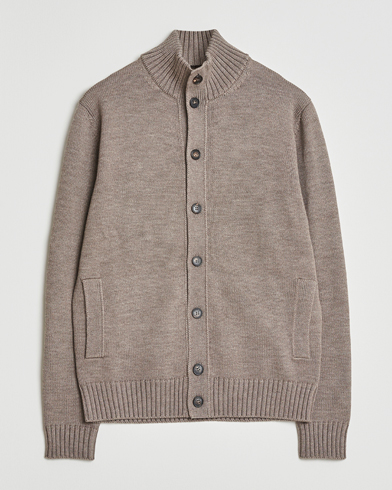 Zanone Virgin Merino Wool Chioto Taupe – Beige