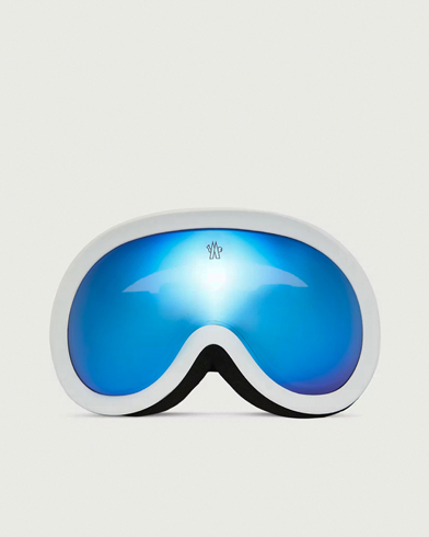 Moncler Lunettes 0ME8018 Ski Goggles White/Blue – Blau