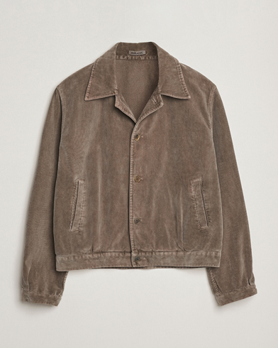 Herren | Auralee | Auralee Corduroy Bomber Jacket Olive