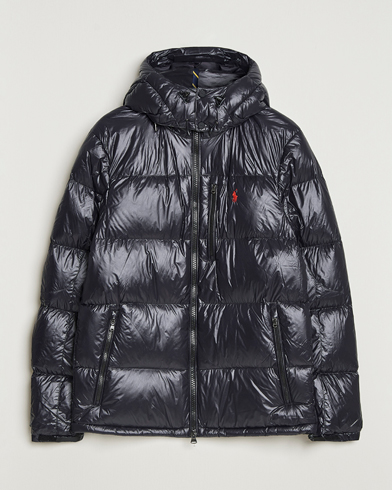 Polo Ralph Lauren Gorham Glossy Down Jacket Polo Black – Schwarz