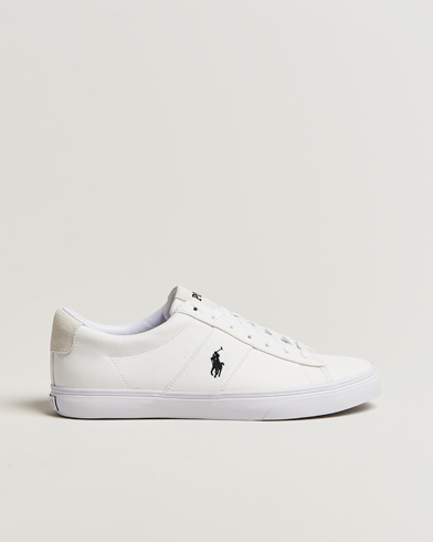 Polo Ralph Lauren Sayer Canvas Sneakers White/Black – Weiß