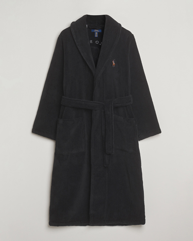 Herren | Polo Ralph Lauren | Polo Ralph Lauren Cotton Terry Bear Robe Polo Black