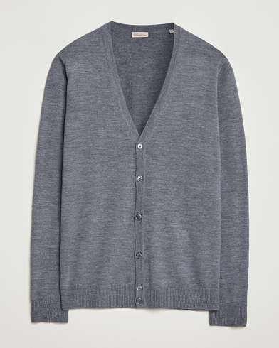 Stenströms Merino Cardigan Grey – Grau