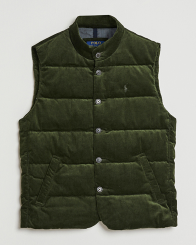 Herren | Polo Ralph Lauren | Polo Ralph Lauren Quilted Corduroy Vest Country Olive