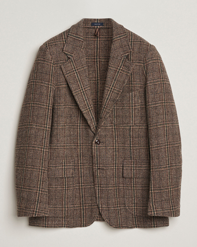 Drake's MKVII Harris Tweed Blazer Brown – Braun