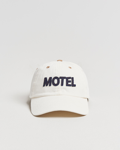Drake's Motel Felt Baseball Cap Ecru – Weiß