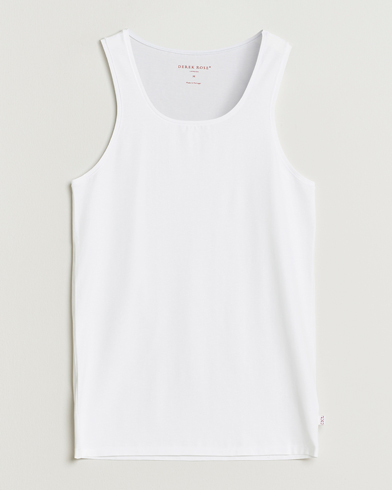 Derek Rose Pima Cotton Tank Top White – Weiß