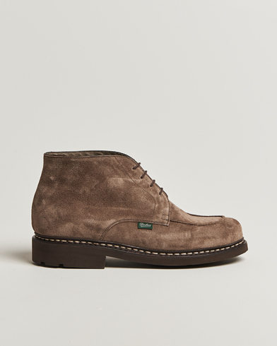 Paraboot Chambord Mid Derby Brown Suede – Braun