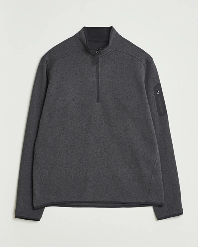 Arc'teryx Covert Half-Zip Black Heather – Schwarz