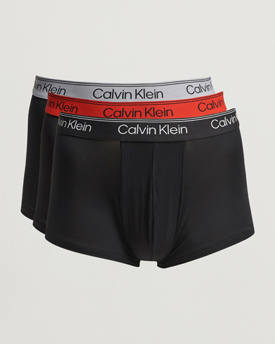 Herren | Calvin Klein | Calvin Klein 3-Pack Micro Stretch Trunk Black
